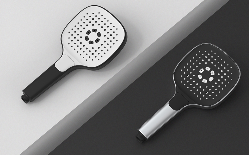 DS3891 三功能方形手持花灑